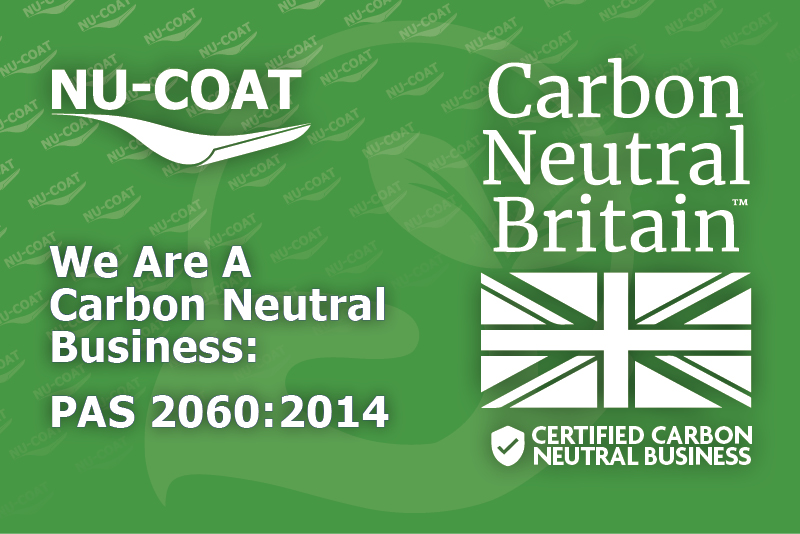 NU-COAT are a carbon neutral company – PAS 2060:2014